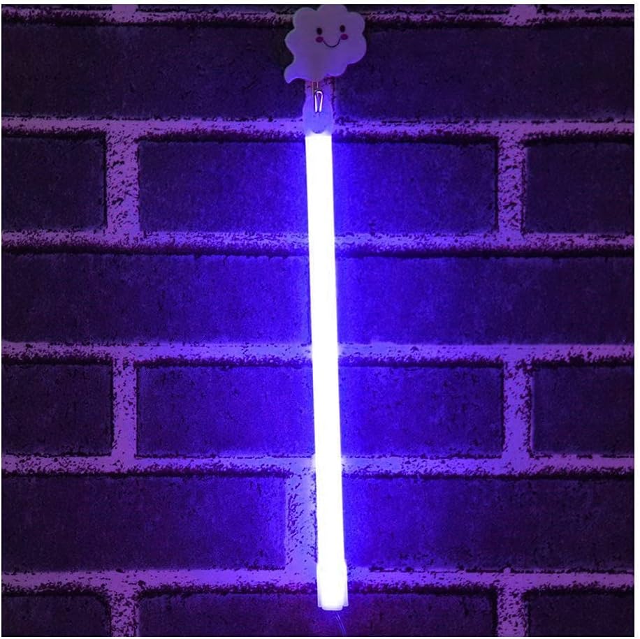 Purple Letter/Number Neon Light Option I