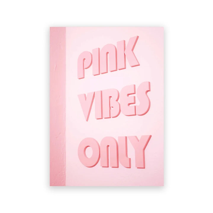 VibeCore Queen of Hearts Canvas Prints Option J: Pink Vibes Only