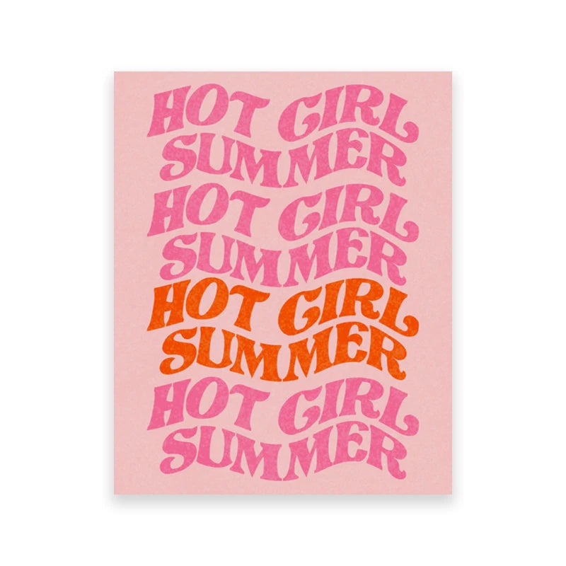 VibeCore Queen of Hearts Canvas Prints Option I: Hot Girl Summer
