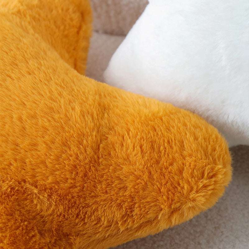 Close-up of the VibeCore Star Throw Pillow, showcasing its plush PP cotton filling and soft, durable fabric, perfect for cozy comfort and stylish accents.
