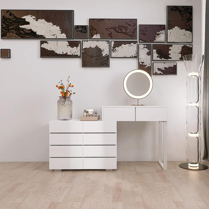 VibeCore ANDROMEDA Extended Desktop Vanity In Bedroom