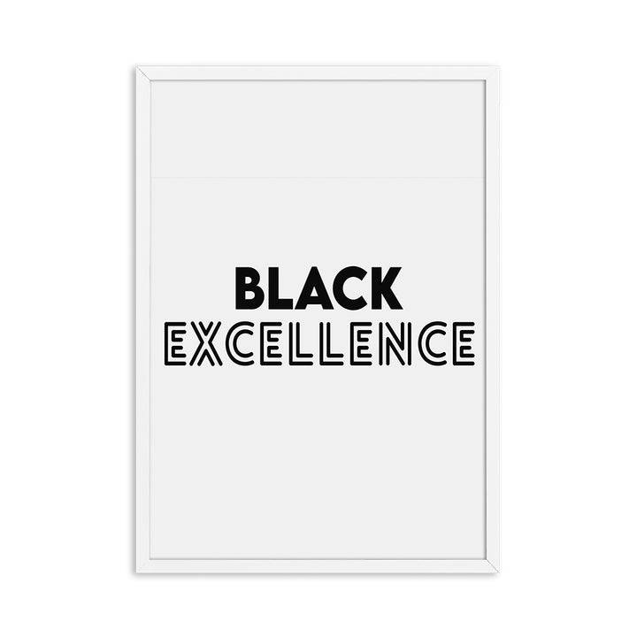 VibeCore Black Pride Canvas Prints Option A: Black Excellence