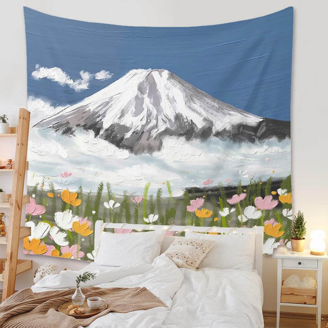 VibeCore Blooming Mountain Tapestry