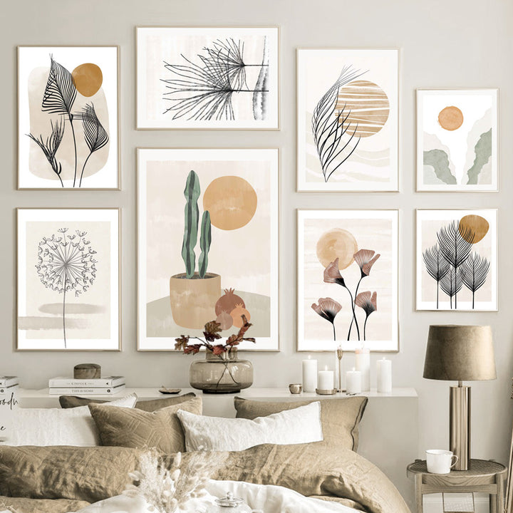 VibeCore Bohemian Plants Canvas Prints