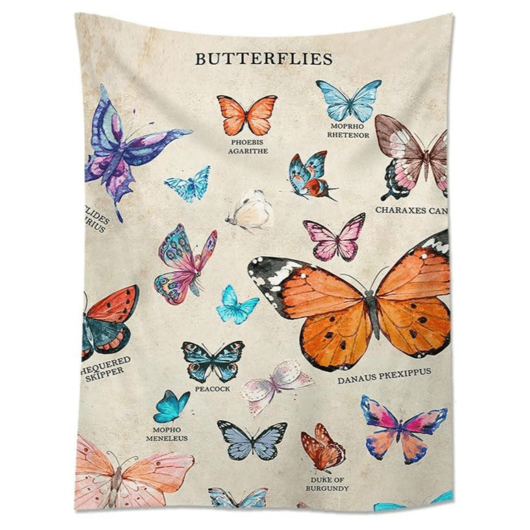 VibeCore Butterfly Tapestry Product View