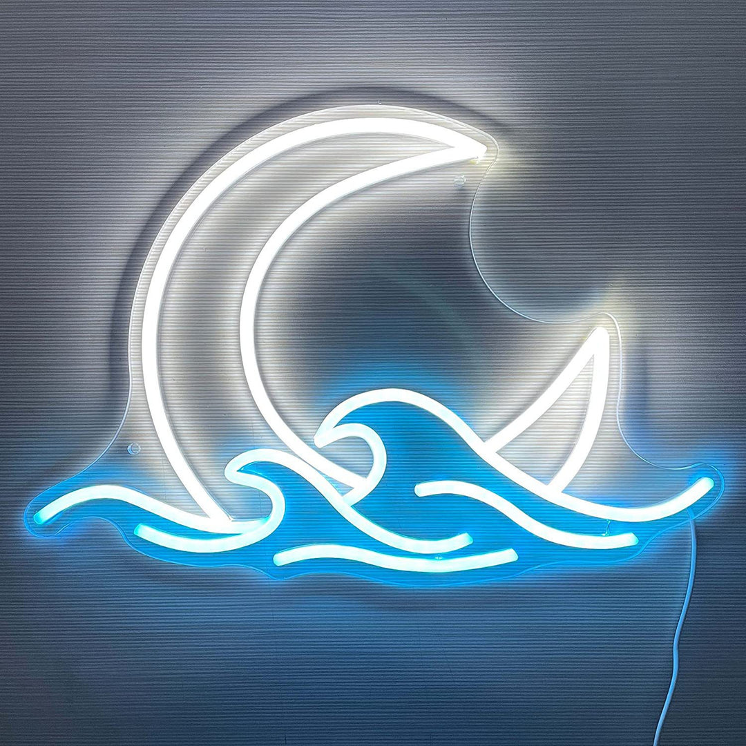 VibeCore By The Moonlight Neon Light