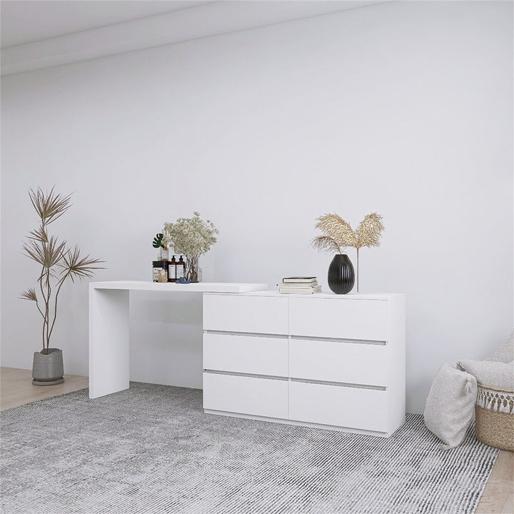 VibeCore CELESTIA Rotating Desktop Vanity Elongated
