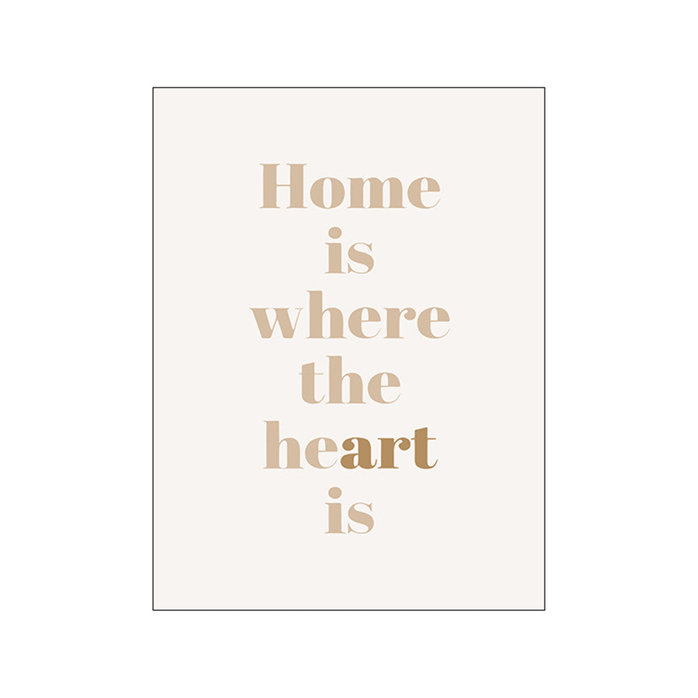 VibeCore Calm Serenity Canvas Prints Option I: Home is where the heart is