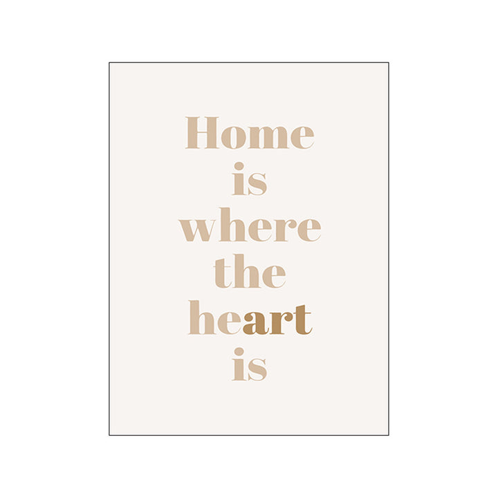 VibeCore Calm Serenity Canvas Prints Option I: Home is where the heart is