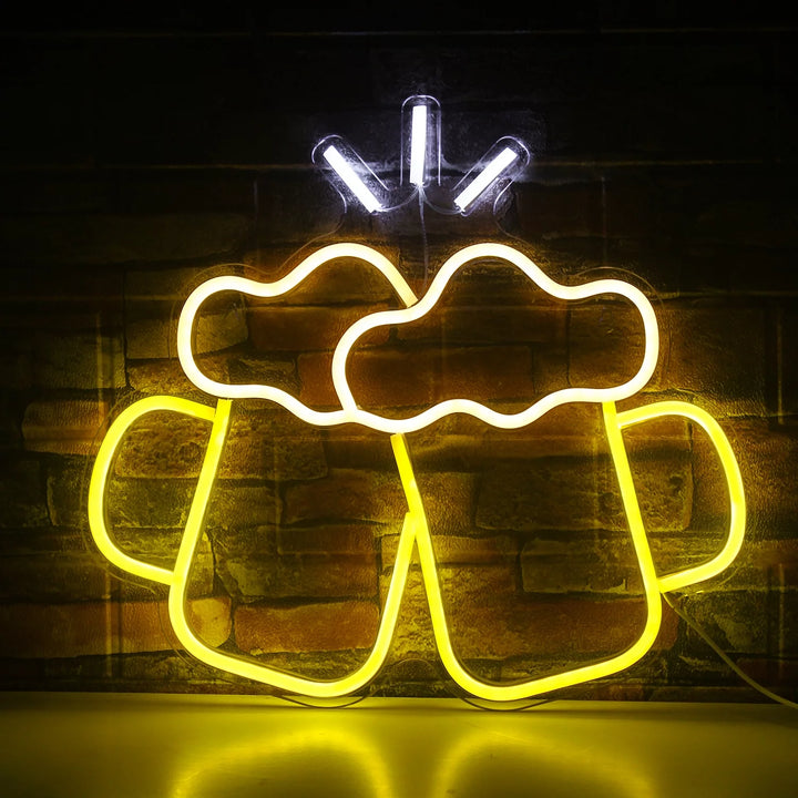 VibeCore Cheers! Neon Light Front View