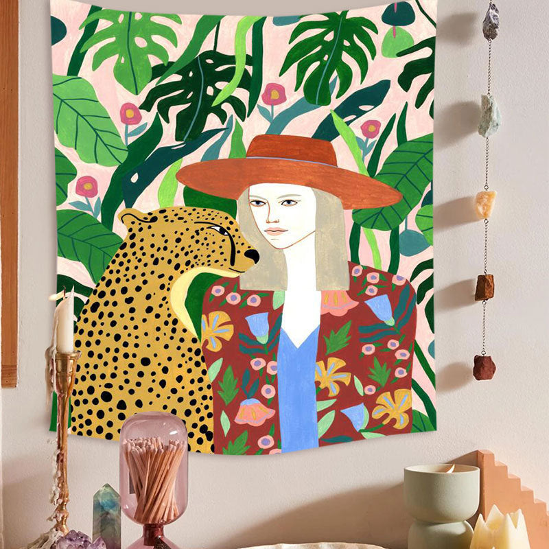 VibeCore Cheetah Friend Tapestry
