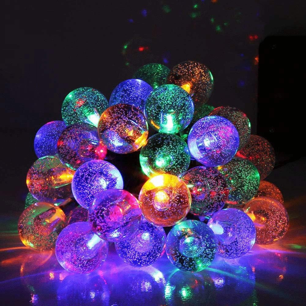VibeCore Colorful Starry Bulbs String Lights – vibrant multicolor LED bulbs adding a dreamy glow to any aesthetic space.