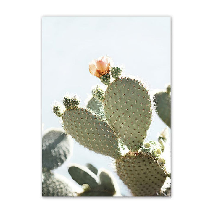VibeCore Desert Canvas Prints Option I: Close up of cactus
