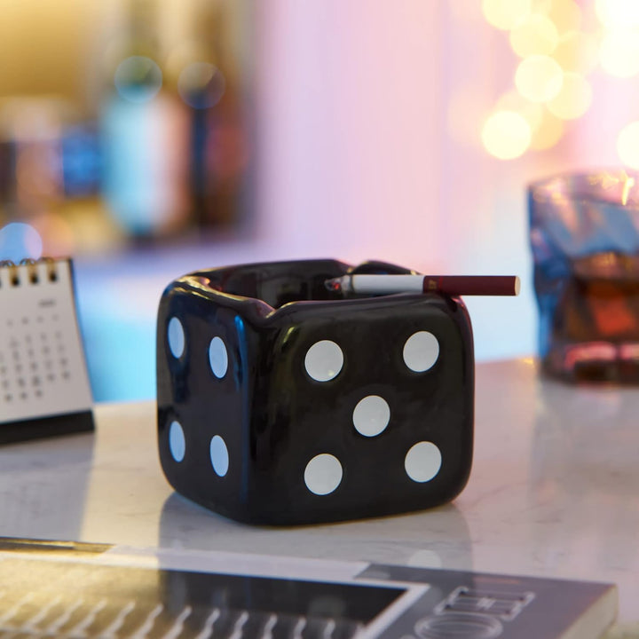 VibeCore Dice Ashtray Black
