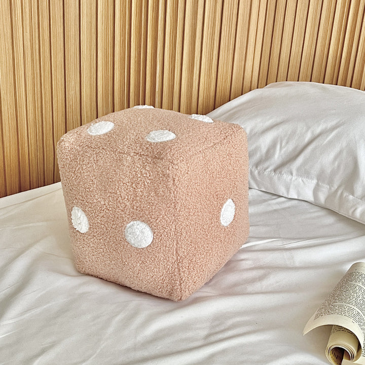 VibeCore Dice Throw Pillow Blossom