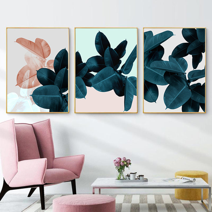VibeCore Digital Surreal Flower Canvas Prints