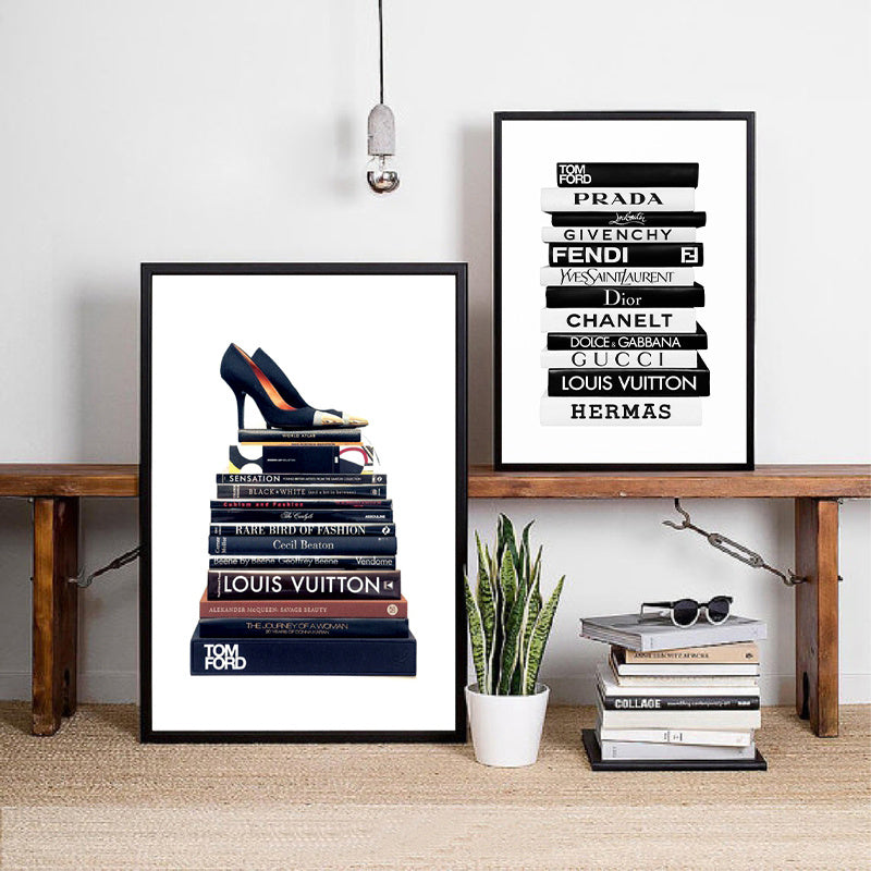 VibeCore Fashion Books Canvas Prints