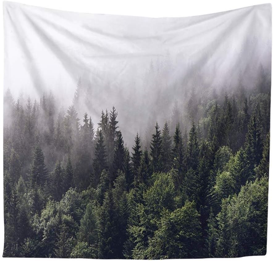 VibeCore Foggy Forest Tapestry Product View
