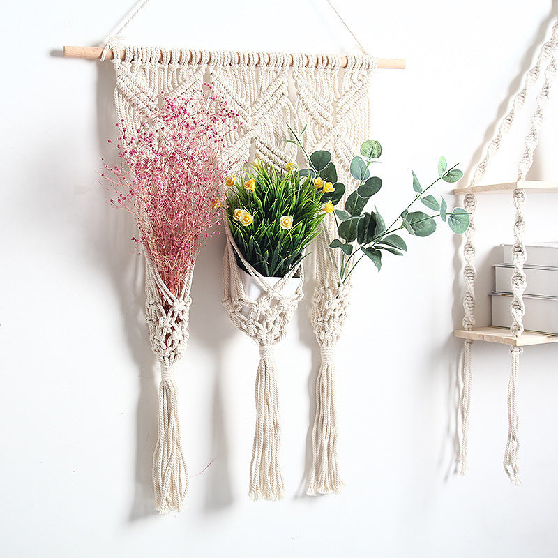 VibeCore Handmade Flower Pot Rack Macrame