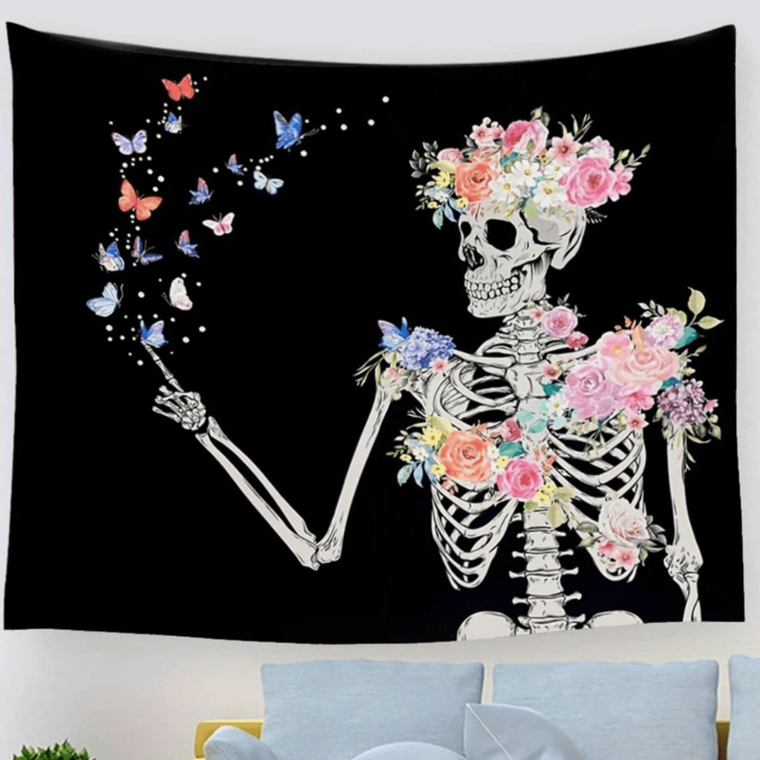VibeCore Inside I Bloom Tapestry On Wall