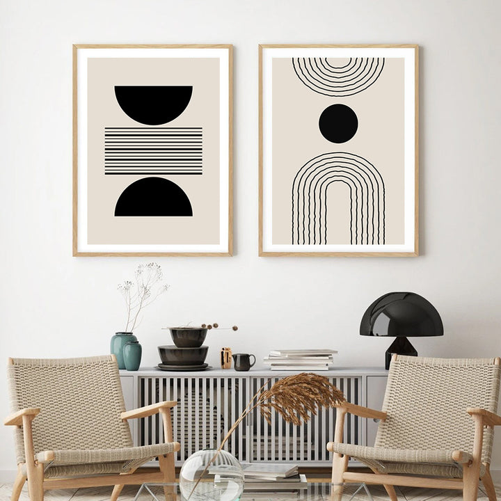 VibeCore Matisse Abstract Bohemian Canvas Prints Option B and E