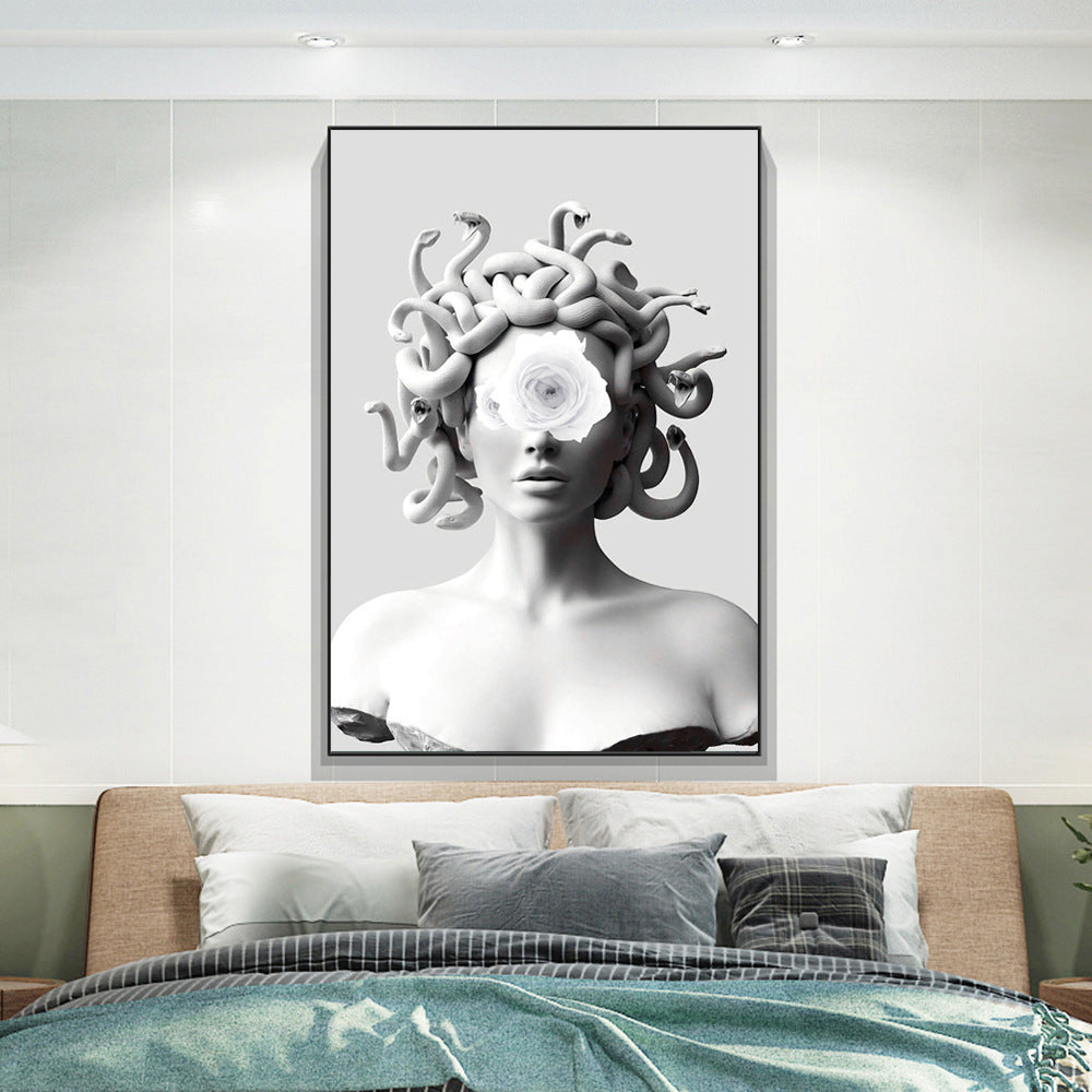 VibeCore Medusa Canvas Prints Option B On wall