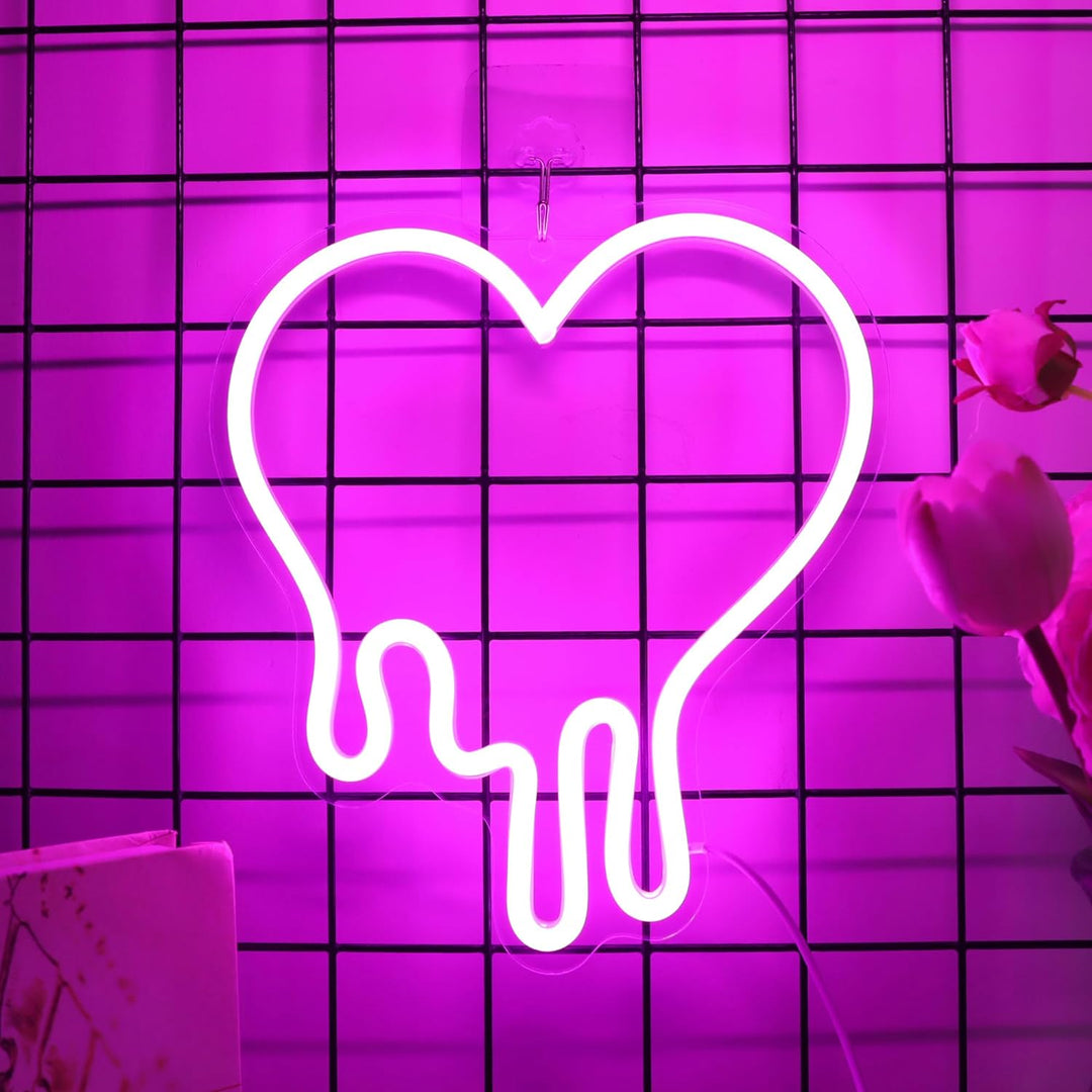 VibeCore Melting Heart Neon Light