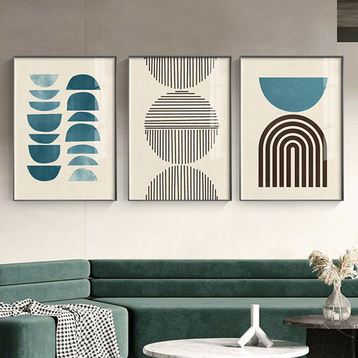 VibeCore Minimalist Geometric Canvas Prints