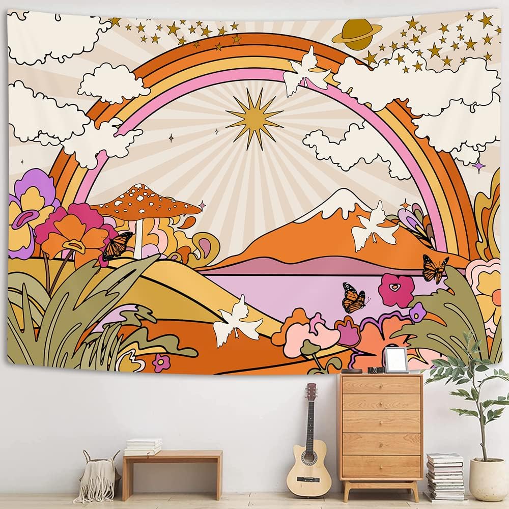 VibeCore Mountain Wonderland Tapestry