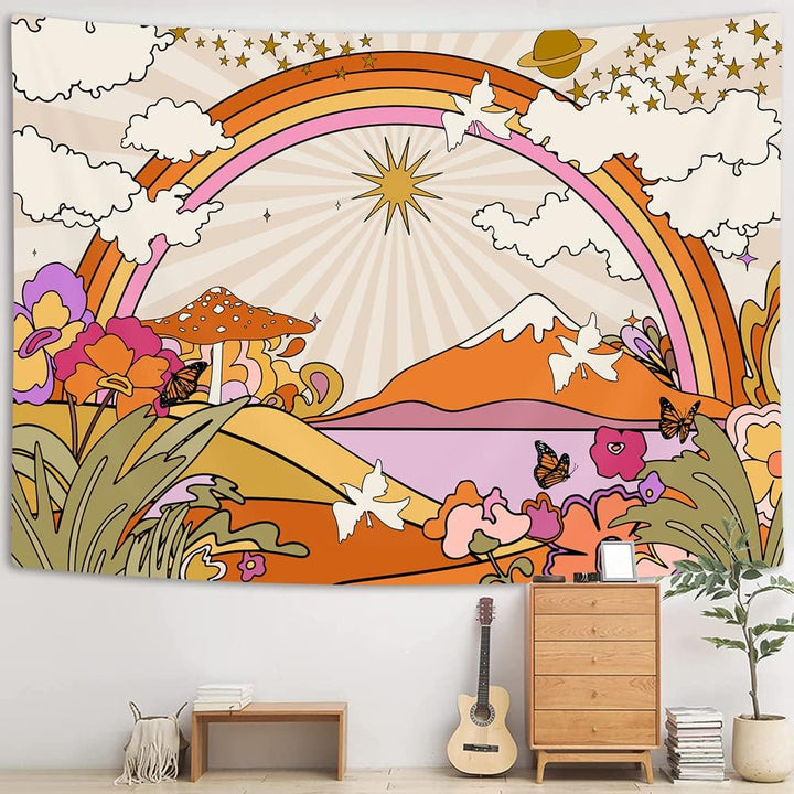 VibeCore Mountain Wonderland Tapestry