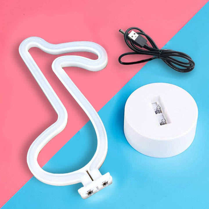 VibeCore Music Note Table Neon Light Unlit