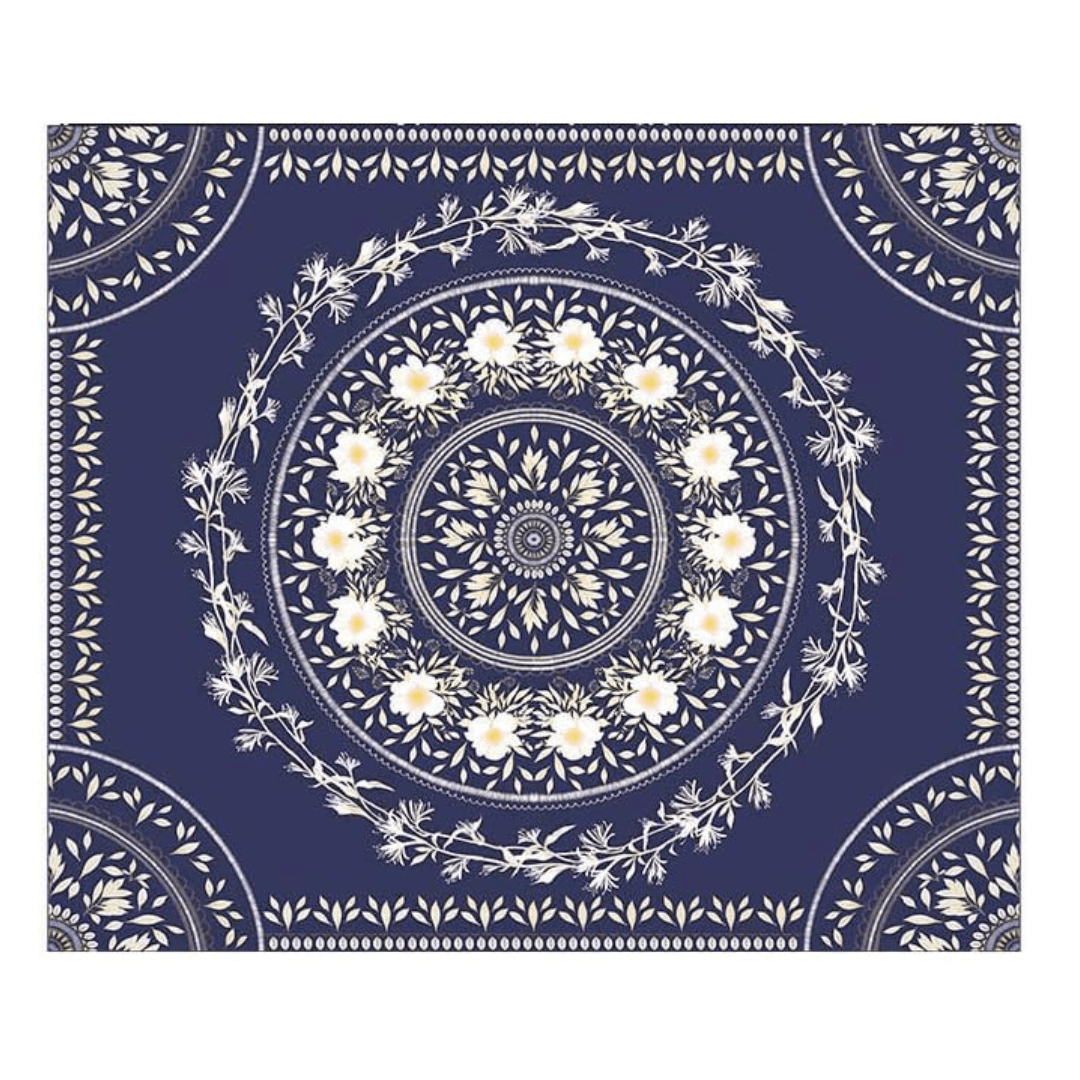 VibeCore Navy Mandala Tapestry Product View