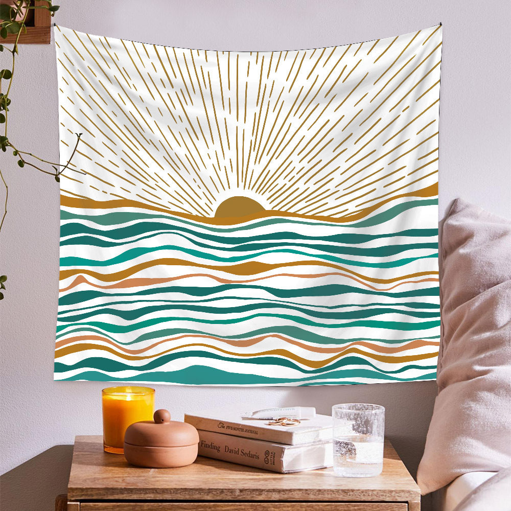 VibeCore Ocean Sunrise Tapestry