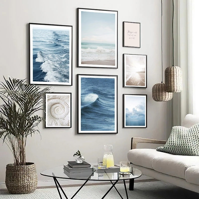 VibeCore Ocean Vibes Canvas Prints On Wall