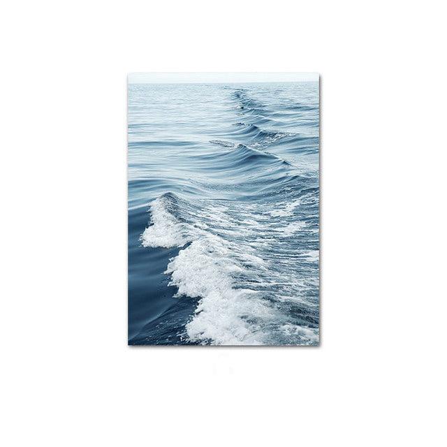 VibeCore Ocean Vibes Canvas Prints Option A: Ocean waves