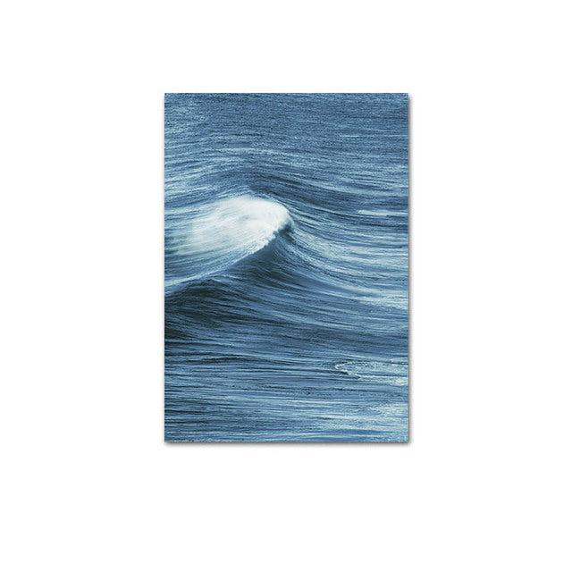 VibeCore Ocean Vibes Canvas Prints Option D: Wave close up