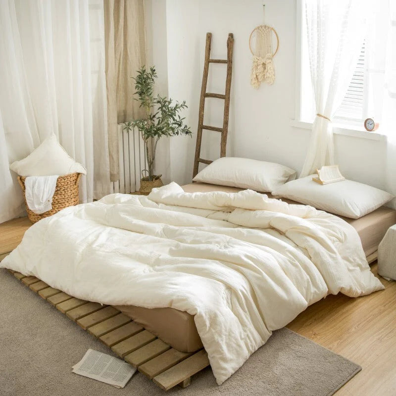 VibeCore Organic Soybean Fiber Duvet Insert Side View