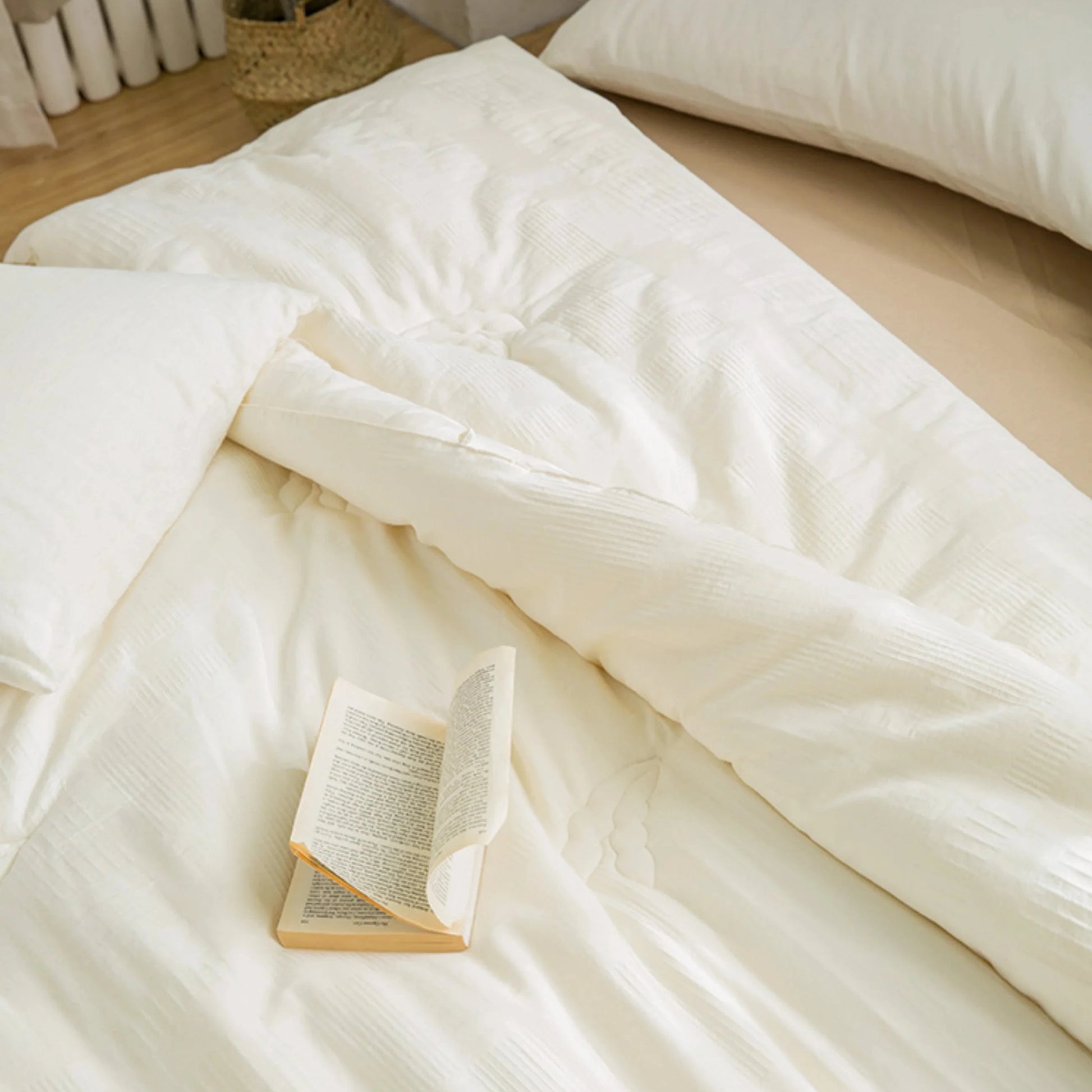 VibeCore Organic Soybean Fiber Duvet Insert Top View