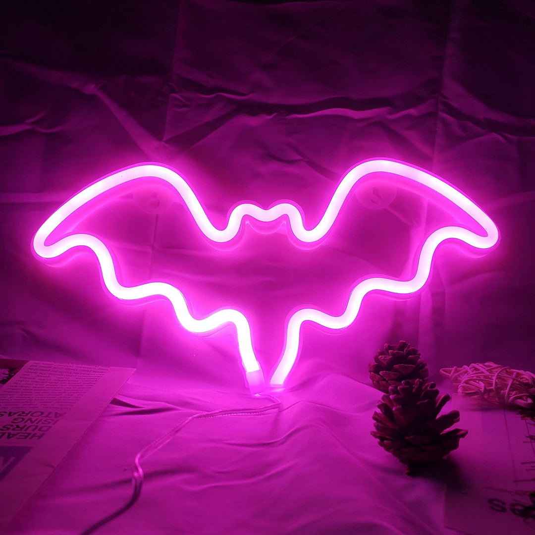 VibeCore Pink Bat Neon Light