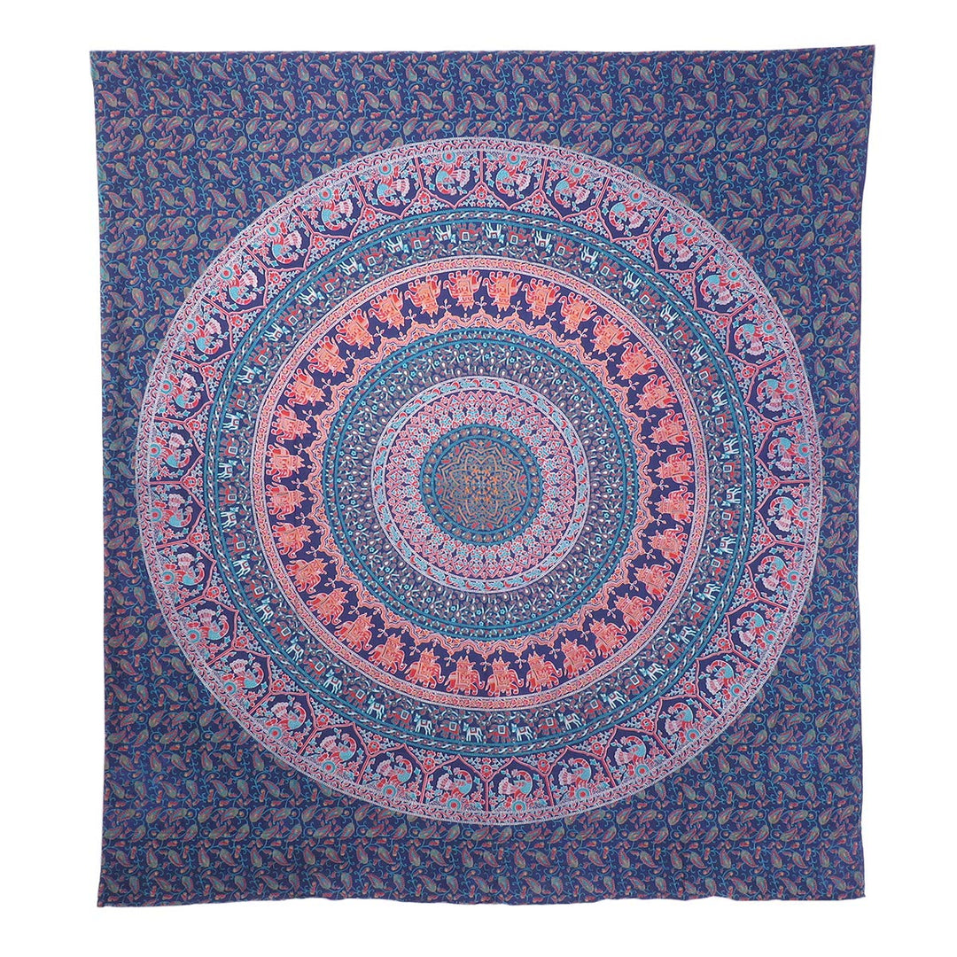 VibeCore Purple Fever Mandala Tapestry Product View