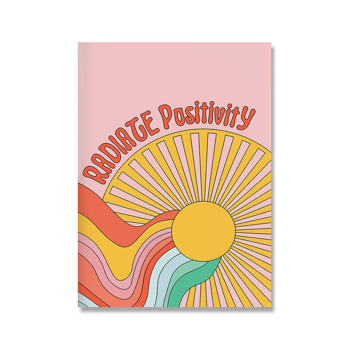 VibeCore Retro Color Canvas Prints Option F: Radiate positivity