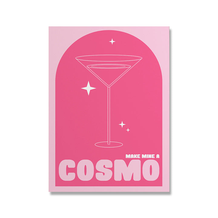 VibeCore Sip & Style Canvas Prints Option C: Make Mine a Cosmo