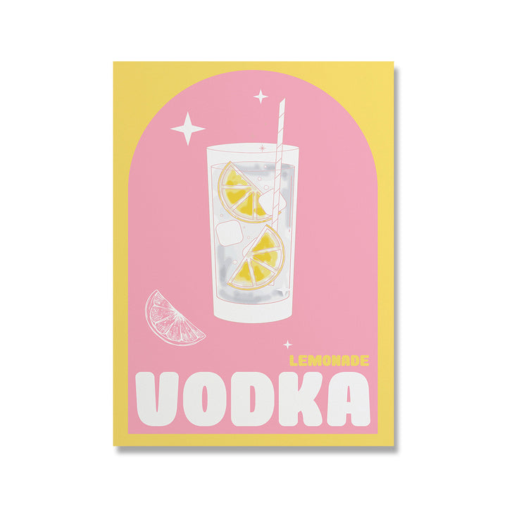 VibeCore Sip & Style Canvas Prints Option E: Lemonade Vodka