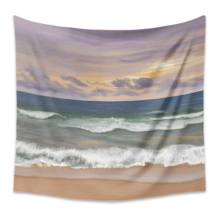VibeCore Sunset On The Beach Tapestry Product View