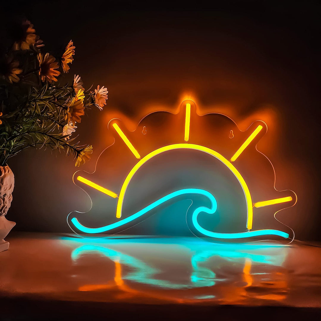 VibeCore Sunset Wave Neon Light