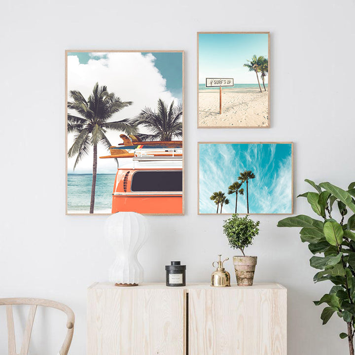 VibeCore Surf's Up Canvas Prints