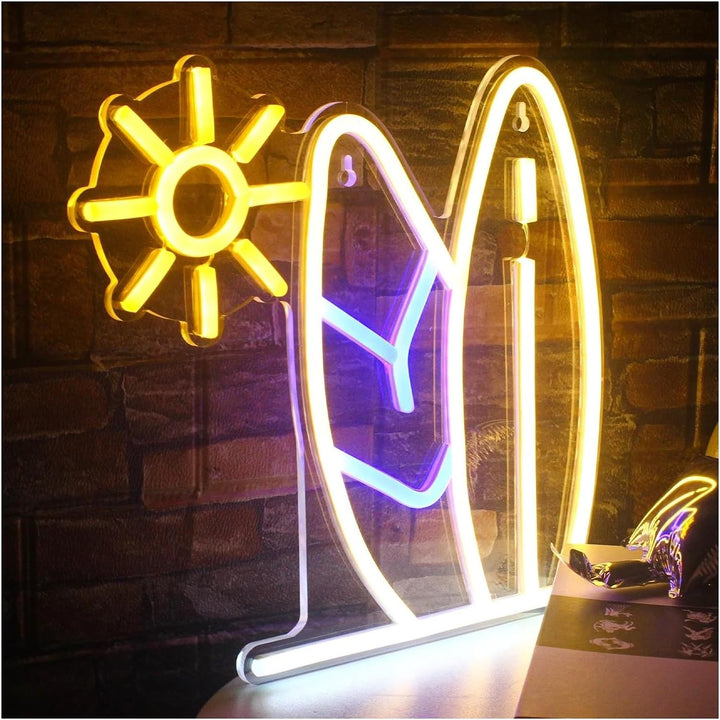 VibeCore Surf's Up Neon Light Side View