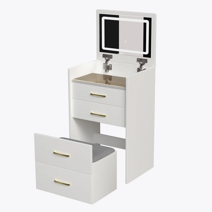 VibeCore THEIA 3-In-1 Flip-Top Makeup Vanity Product View