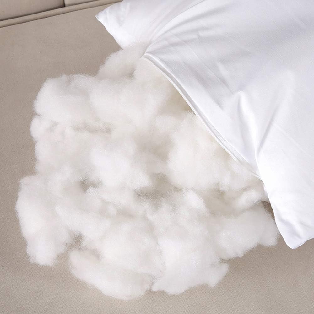 VibeCore Throw Pillow Insert Filling - Soft Cotton Fiber Fill, Provides Long-Lasting Support and Comfort, Ideal for Customizing with Any Throw Pillow Cover, Perfect for Couch, Bedroom, or Dorm Room
