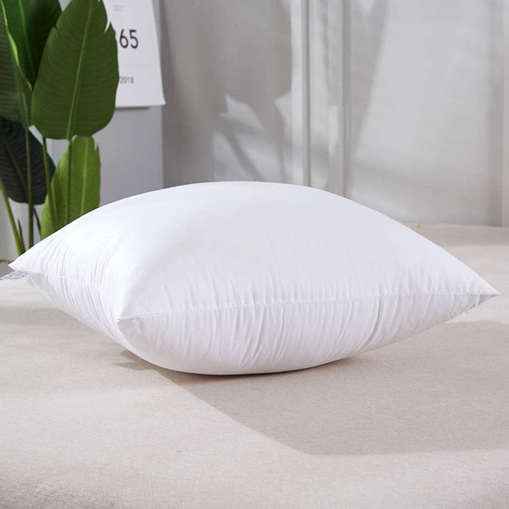 VibeCore Throw Pillow Insert Flat View - Soft Cotton Fabric Jacket, Durable Cotton Fiber Fill, Provides Long-Lasting Support, Perfect for Customizing with Any Throw Pillow Cover, Ideal for Couch, Bedroom, or Dorm Room